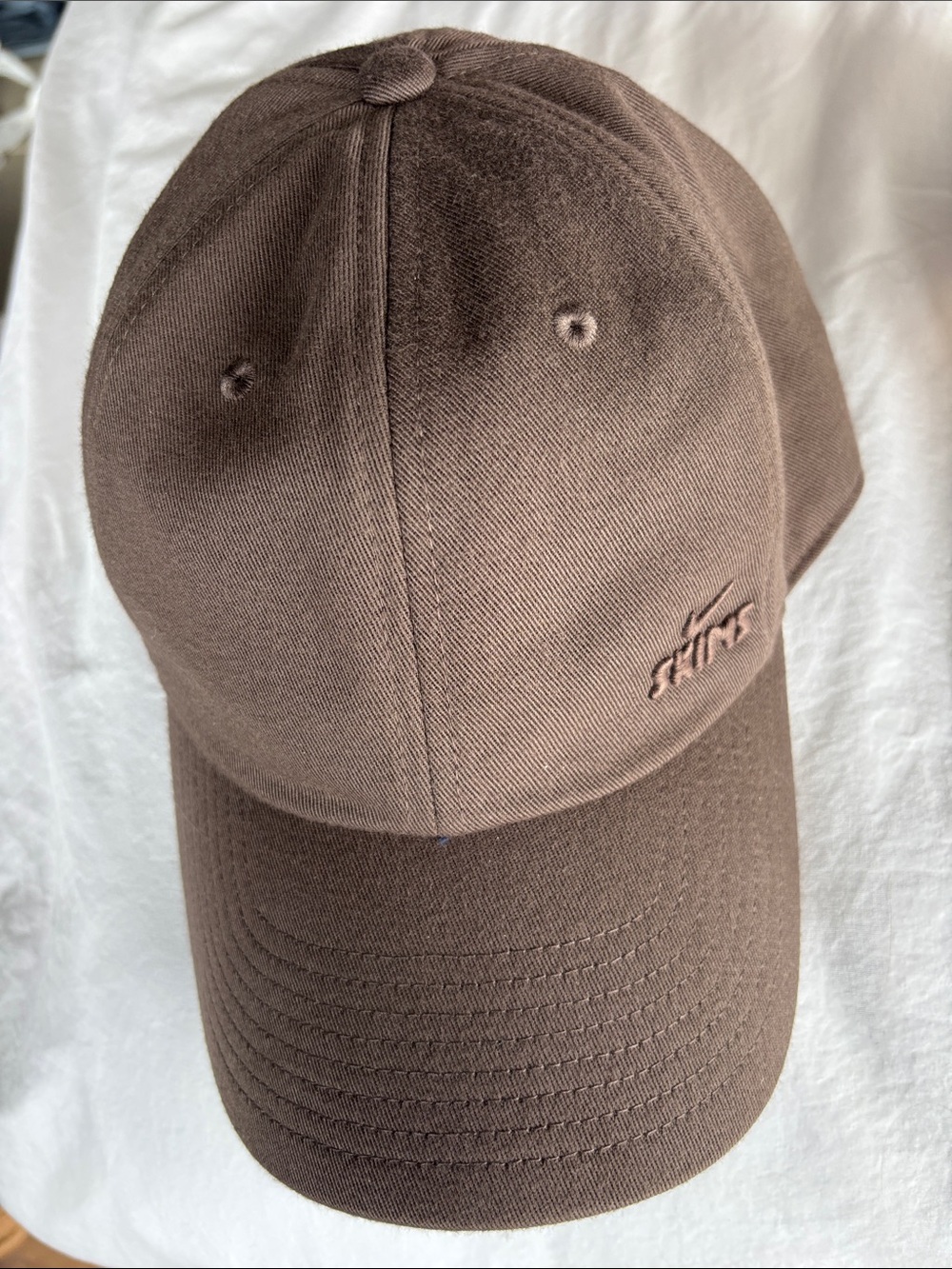 Skims Nike Brown Baseball Cap - Classic Curved Brim